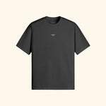 Portraits de Famille The Tee 1 Year Anniversary Midnight Black Heavy Cotton Front