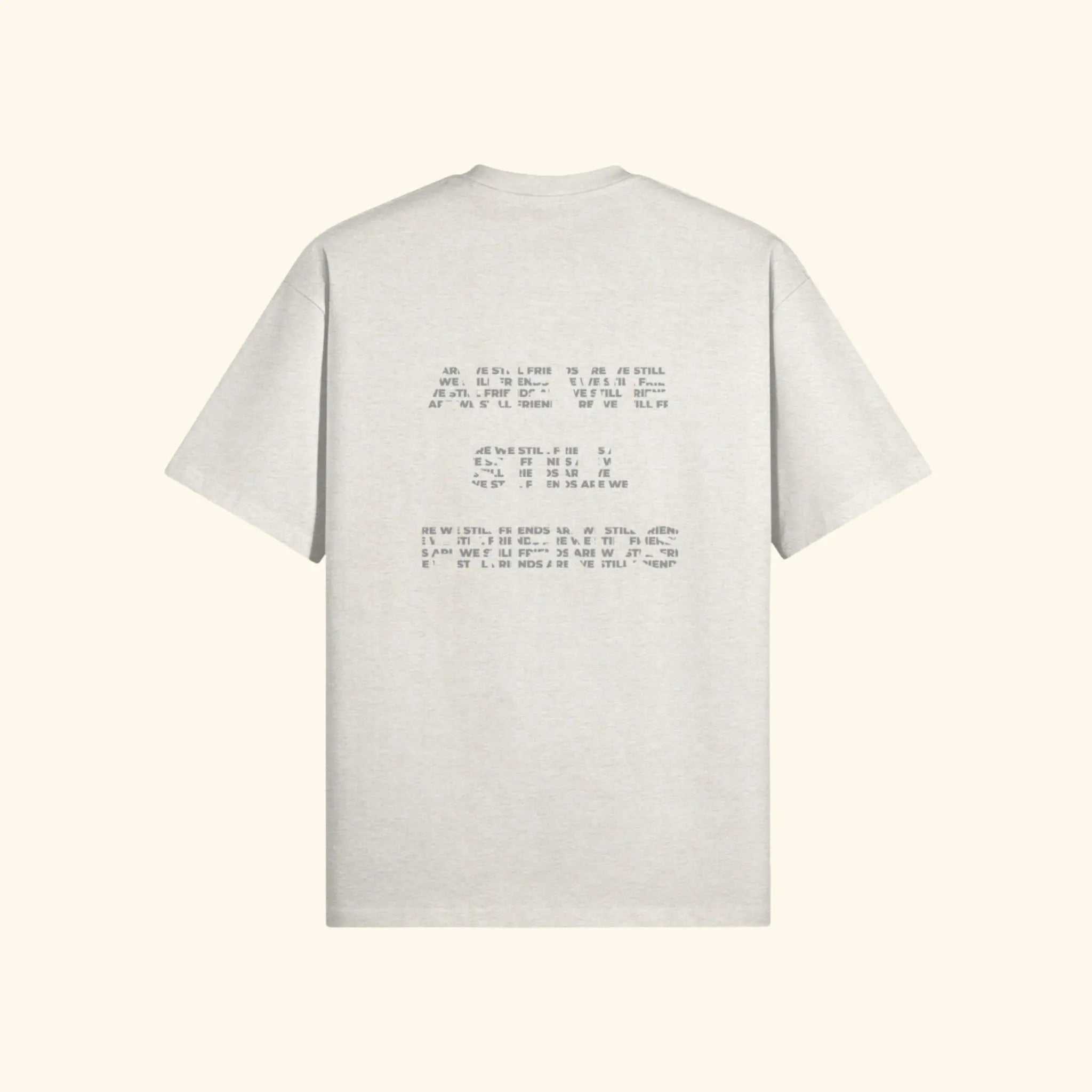 Portraits de Famille The Tee 1 Year Anniversary Pearl Gray Heavy Cotton Back