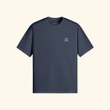 Portraits de Famille The Tee 2 Year Anniversary Harbor Blue Heavy Cotton Front