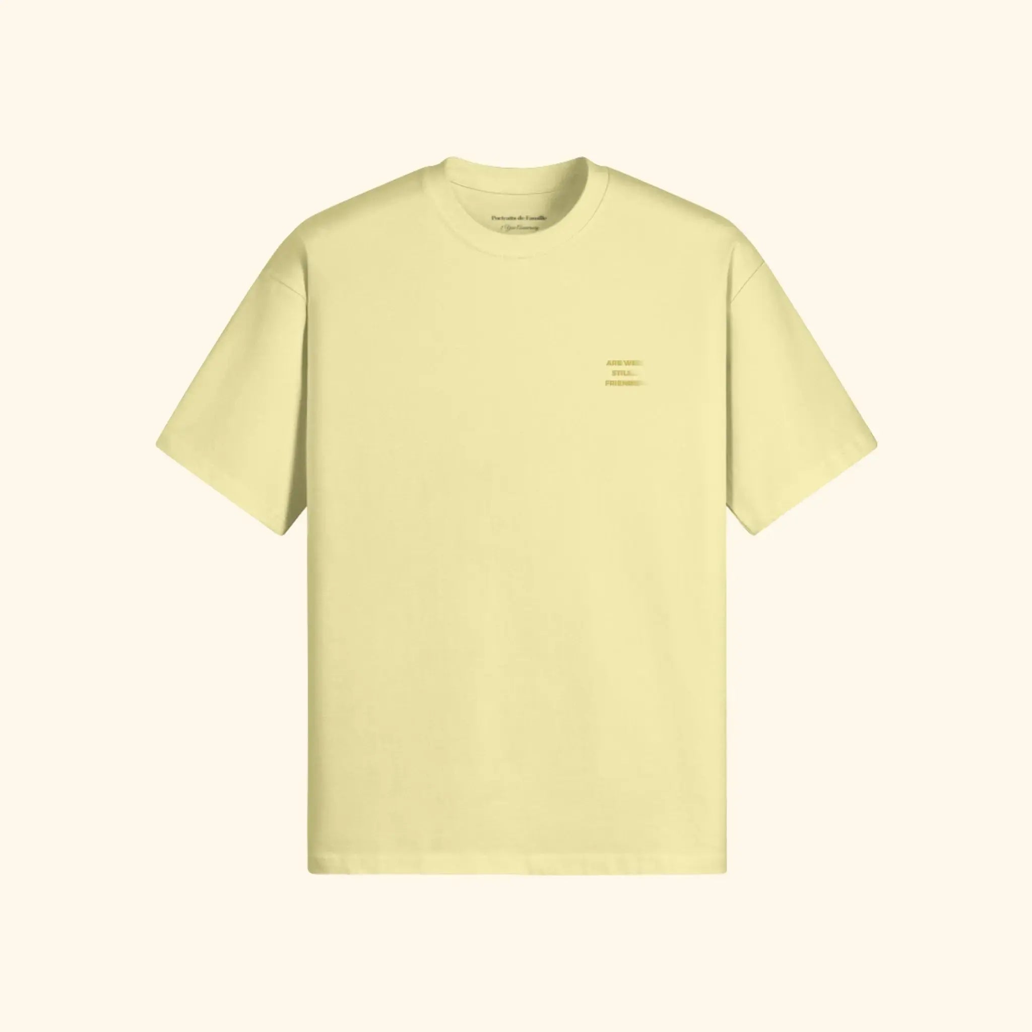 Portraits de Famille The Tee 2 Year Anniversary Lemonade Heavy Cotton Front