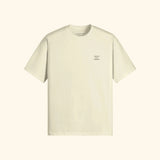Portraits de Famille The Tee 2 Year Anniversary Pastel Cream Heavy Cotton Front
