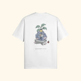 Portraits de Famille The Tee Blooming Off White Heavy Cotton Back