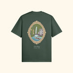 Portraits de Famille The Tee Bridge Forest Green Heavy Cotton Back