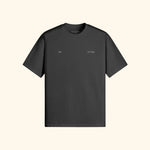 Portraits de Famille The Tee Bridge Midnight Black Heavy Cotton Front