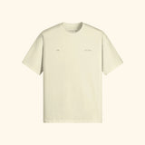 Portraits de Famille The Tee Bridge Pastel Cream Heavy Cotton Front