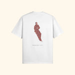Portraits de Famille The Tee Discomfort Off White Heavy Cotton Back