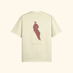 Portraits de Famille The Tee Discomfort Pastel Cream Heavy Cotton Back