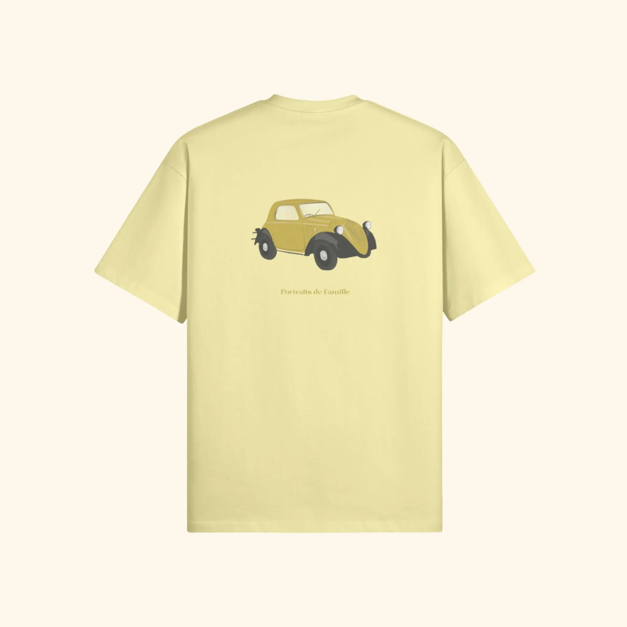 Portraits de Famille The Tee Driver Lemonade Heavy Cotton Back