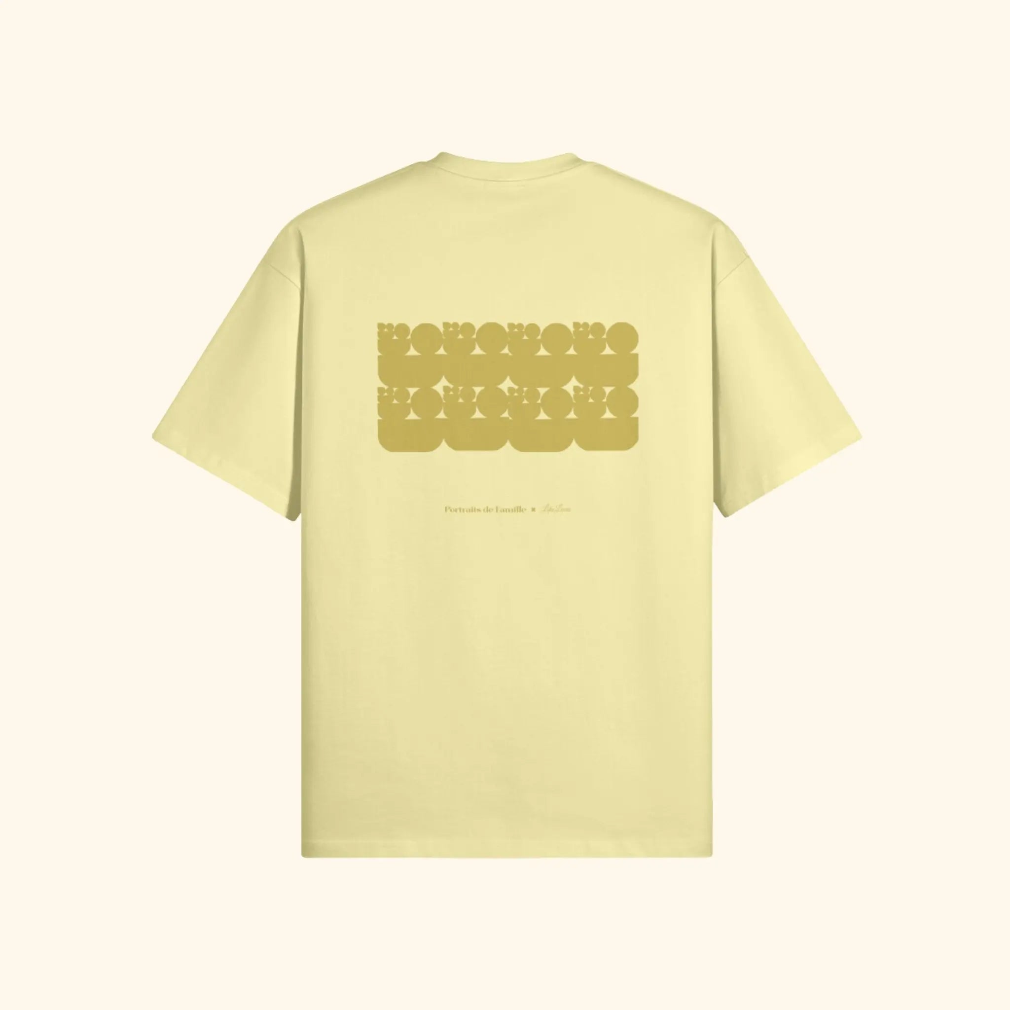 Portraits de Famille The Tee Family Lemonade Heavy Cotton Back