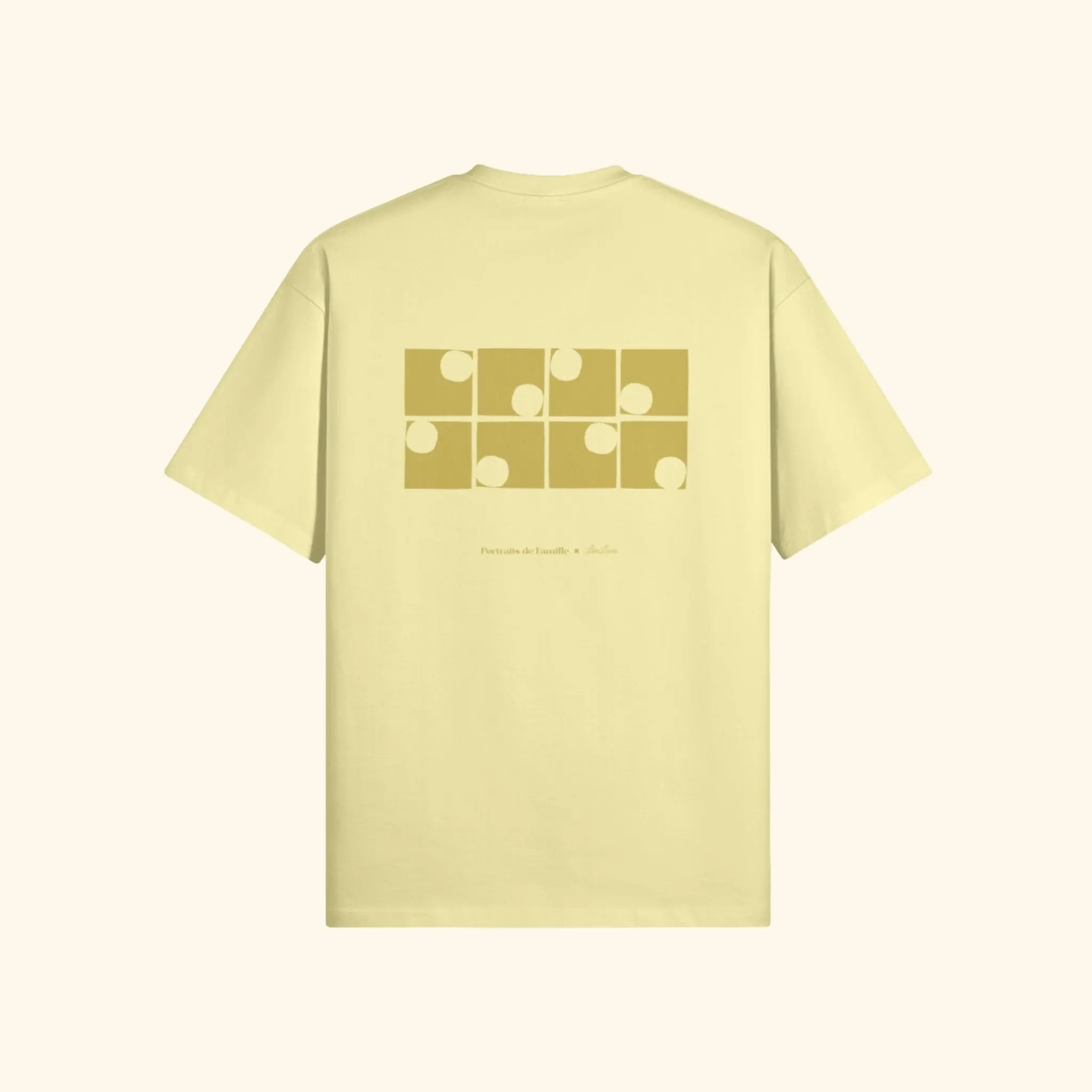 Portraits de Famille The Tee Friends Lemonade Heavy Cotton Back