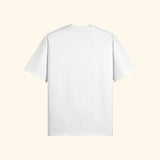 Portraits de Famille The Tee Logo Embroidered Off White Heavy Cotton Back