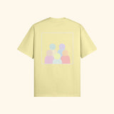 Portraits de Famille The Tee Logo Lemonade Heavy Cotton Back