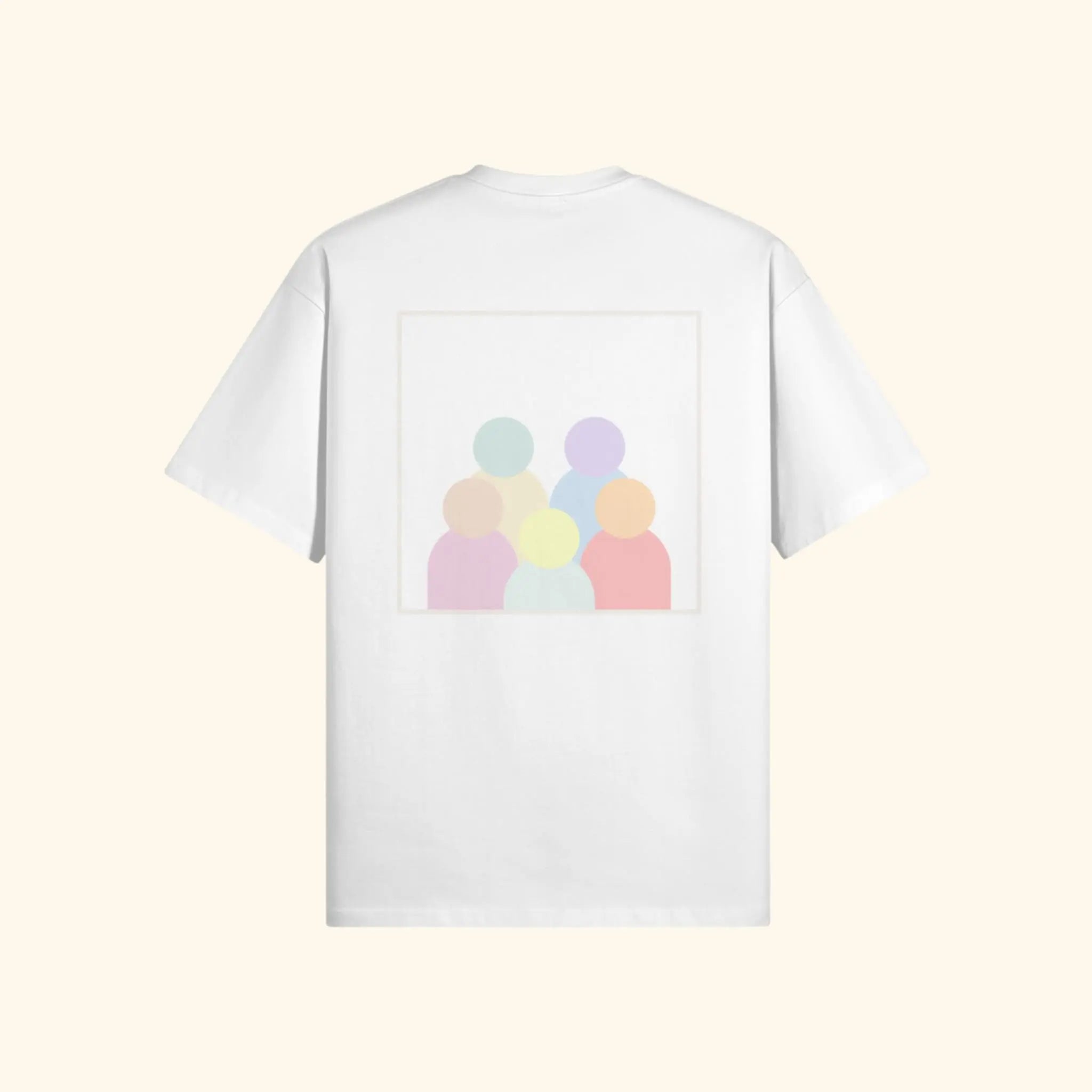 Portraits de Famille The Tee Logo Off White Heavy Cotton Back