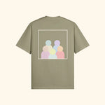 Portraits de Famille The Tee Logo Savory Sage Heavy Cotton Back