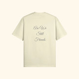 Portraits de Famille The Tee Vibes Pastel Cream Heavy Cotton Back