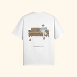 Portraits de Famille The Tee Waiting Room Off White Heavy Cotton Back