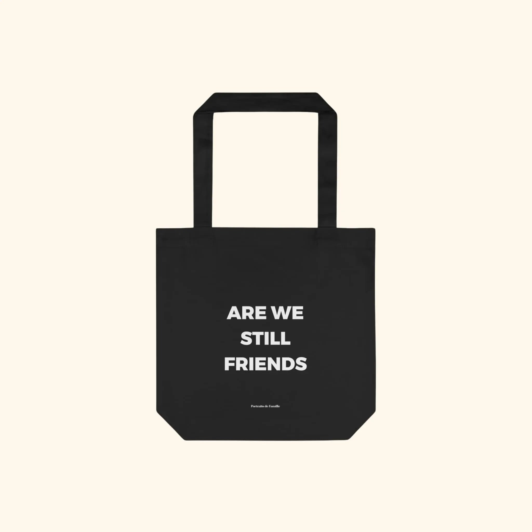 Portraits de Famille The Tote Bag Cotton Canvas Reinforced Shoulder Straps Comfort Front